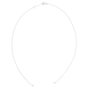 45cm 925 Sterling Silver cable Mesh choker with open ring for spacer x1