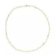 3.65mm Rectangle mesh choker - Gold Plated 3 microns x1