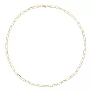 4.6mm Rectangle mesh choker - Gold Plated 3 microns x1