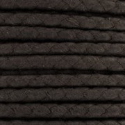 European cotton waxed cord 3mm Black x 1 m