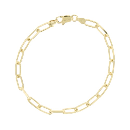 4.6mm Rectangle mesh bracelet - Gold Plated 3 microns x1
