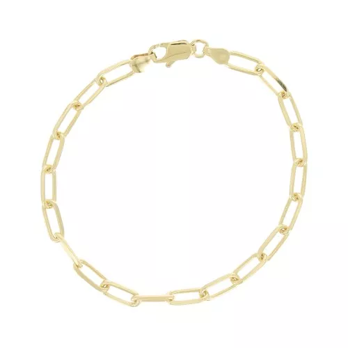 4.6mm Rectangle mesh bracelet - Gold Plated 3 microns x1
