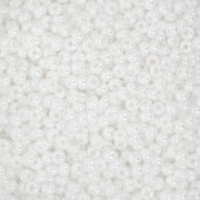 Preciosa 11/0 2 mm Seed Beads - Chalkwhite Sfinx x20g