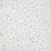 Preciosa 11/0 2 mm Seed Beads - Chalkwhite Sfinx x20g