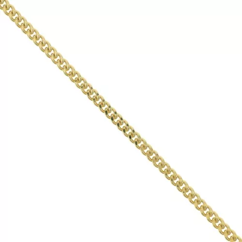 3.55mm Curb Chain - 3 micron Gold Plated x20cm