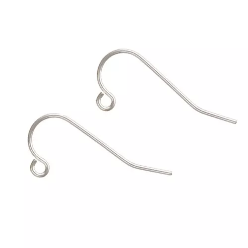 22mm 925 Sterling Silver earwires x2
