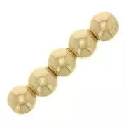 2mm Round beads - Gold filled light  x10