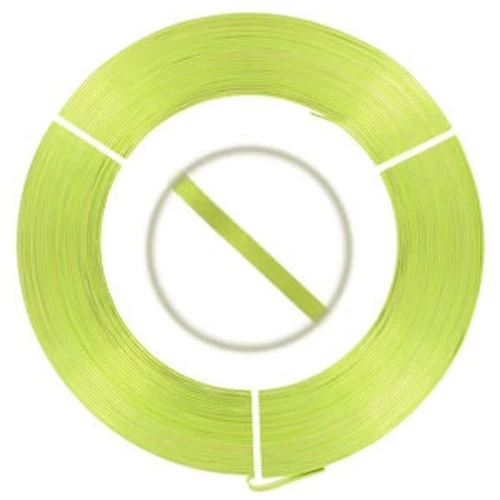 Flat aluminium wire 3,5mm Light Green x 10m