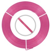 Flat aluminium wire 3 mm Fuschia x 10m|raw }}