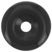 Donut 50mm Black Agate x1