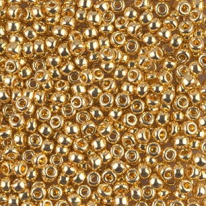 Miyuki Seed beads 11/0 191 - 24kt Gold Plated x5g