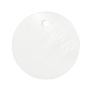 10mm Mother-of-pearl Round sequesins - Natural x10