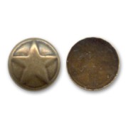 Metal Hotfix 6mm Bronze tone x100|raw }}