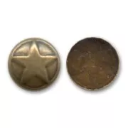 Metal Hotfix 6mm Bronze tone x100