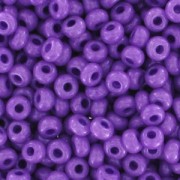 Preciosa Seed Beads 11/0 2 mm - Opaque Purple x 20 g