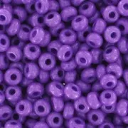 Preciosa Seed Beads 11/0 2 mm - Opaque Purple x 20 g