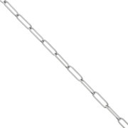 4mm Stainless Steel 316L Rectangle Mesh Chain x50cmcm|raw }}