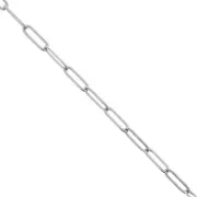 4.3mm Stainless Steel 316L Striated Rectangle Mesh Chain x50cmcm