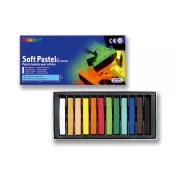 Assortment of 12 square soft dry pastels - MUNGYO - Basic Colours x1