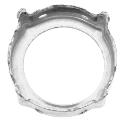 925 Sterling Silver cabochon setting 1122 Rivoli 14mm