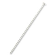 925 Sterling Silver head pin 35x3x0.6mm x1