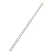 925 Sterling Silver head pin 35x3x0.6mm x1