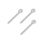 925 Sterling Silver Eye pin 13x0.7mm x20|raw }}