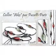 20x10mm Athos 3D by Puca® oval glass cabochon - Light Copper Mat x1