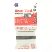 Silk Bead Cord 0.35 Black x2m