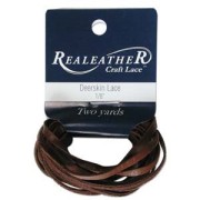 Deerskin Lace 3mm Brown x 1.8m|raw }}