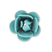 Metal Rose  8mm Green Turquoise x1|raw }}