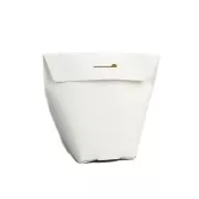 10x12x6cm Self-assembly cardboard gift box - White x1