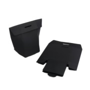 10x12x6cm Self-assembly cardboard gift box - Black x1