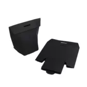 10x12x6cm Self-assembly cardboard gift box - Black x1