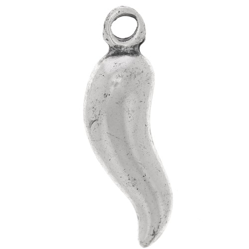 Pepper charm 19mm Old silver tone x1