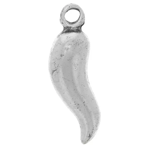Pepper charm 19mm Old silver tone x1