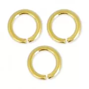 Jumprings open 5.5x0.8mm fine Gold plated x50