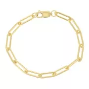 5.2mm Gold filled Rectangle mesh bracelet x18 cm