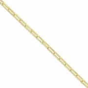 1.8 mm Gold Filled Diamond cut box mesh chain x50 cm