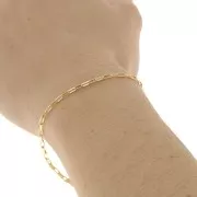 1.8 mm Gold Filled Diamond cut box mesh chain x50 cm