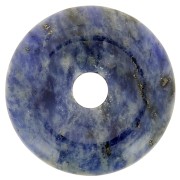 30mm gemstone Donuts - Sodalite x1|raw }}