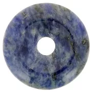 30mm gemstone Donuts - Sodalite x1