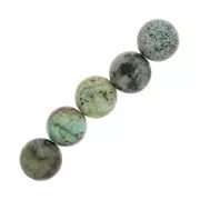 8mm Round gemstone beads - African Turquoise - Jasper x10