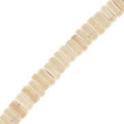 4x2mm Imitation Howlite Heishi Beads- Cream x38cm