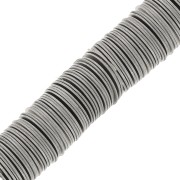 5x0.3mm Stainless Steel Heishi beads - flat discs x50