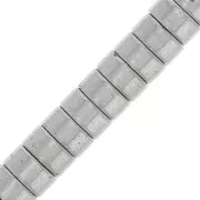 Hematite - Perles rondelles Heishi - imitation Hématite 4x2 mm - Rhodié x20 Perles rondelles Heishi - imitation Hématite 4x2 mm - Rhodié x20