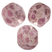Facets 4 mm Chalk White Purple Marble x50|raw }}