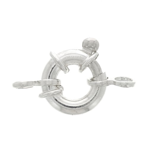 13mm 925 Sterling Silver Buoy clasp for bracelet or necklace x1