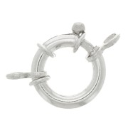17mm 925 Sterling Silver Buoy clasp for bracelet or necklace x1|raw }}