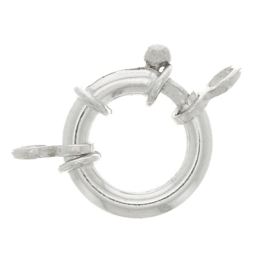 17mm 925 Sterling Silver Buoy clasp for bracelet or necklace x1